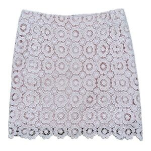 Joe Fresh Crochet Lace Skirt